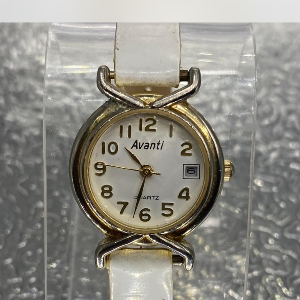 Avanti Gold and White Ladies' Watch